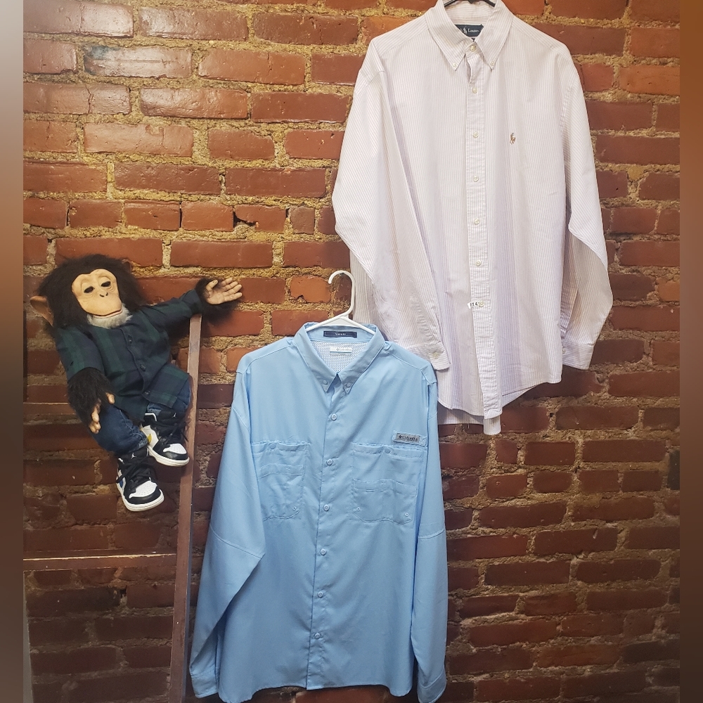 Polo by Ralph Lauren & Columbia Shirt Bundle
